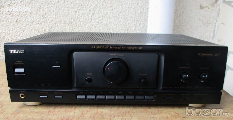 ★ █▬█ █ ▀█▀ AV предусилвател TEAC AV 3000 P – Седем линейни входа и грамофон., снимка 1