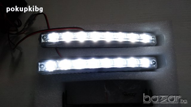 E4 Сертификат 2 x 8 Led лед Drl Дневни Светлини, Размери: 16см x 2см/led Drl Daytime, снимка 14 - Аксесоари и консумативи - 8699729