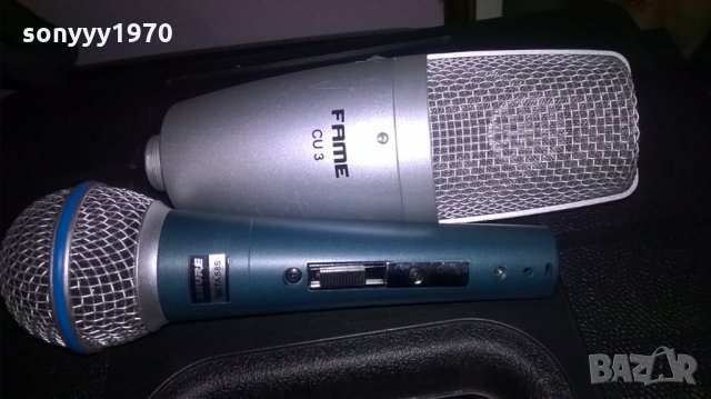 shure & fame microphone-внос швеицария, снимка 11 - Микрофони - 23979887