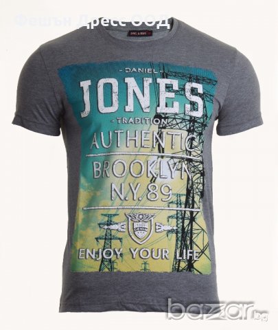 Мъжка тениска Jones - 4 Цвята, снимка 4 - Тениски - 18434356