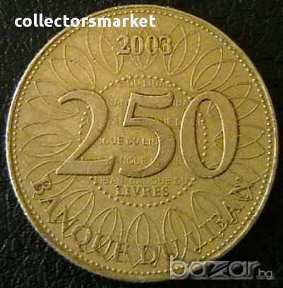 250 ливри 2003, Ливан