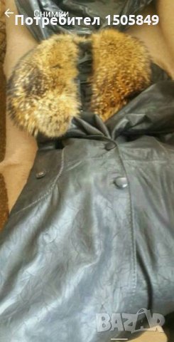 Дамско кожено палто, снимка 8 - Палта, манта - 22647991