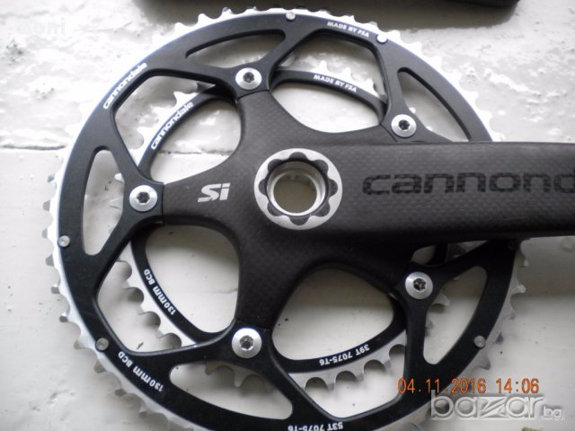 Cannondale Si carbon crankset Курбели ,Вело части и аксесоари, снимка 5 - Части за велосипеди - 16300602
