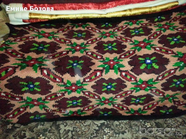 продавам вълнени,ръчно тъкани китеници , снимка 4 - Покривки за легло - 15898782