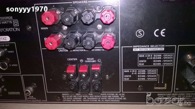yamaha rx-v520rds/250w-receiver-внос швеицария, снимка 13 - Ресийвъри, усилватели, смесителни пултове - 17055780