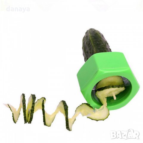 Ренде острилка за краставица резачка прибор за спирали декориране на салати, снимка 6 - Други - 23404114