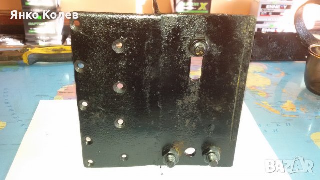 НАПРАВА ТРИНОГА за ръчно сондиране  :3-те елемента - основа лебедка, водач върт. тръби и макара, снимка 4 - Други - 22572334