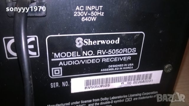 &sherwood rv-5050rds a/v receiver-640w-внос швеицария, снимка 13 - Ресийвъри, усилватели, смесителни пултове - 24324935