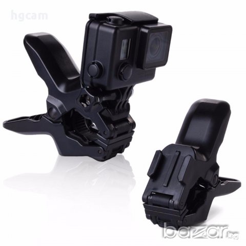 Щипка с база за бързо закрепване за GoPro, снимка 3 - Чанти, стативи, аксесоари - 17106850