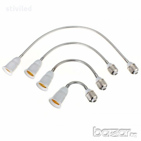 Адаптер Е27 гъвкав 30см. , снимка 8 - Осветление - 16775085