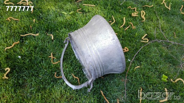 Стар масивен меден бакър, снимка 3 - Антикварни и старинни предмети - 17914712