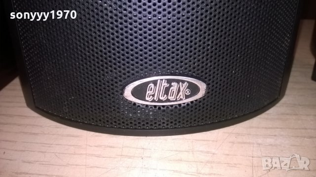 eltax 2бр тонколони-15х11х11см-внос швеицария, снимка 4 - Тонколони - 23383300