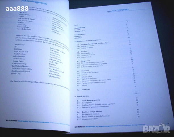 Key Customers World-Leading Key Account Management: Identification and Development of Strategic..., снимка 6 - Специализирана литература - 23626027