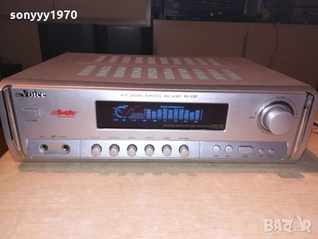 mc Voice av-698 hifi amplifier-germany-внос швеицария, снимка 13 - Ресийвъри, усилватели, смесителни пултове - 21572660