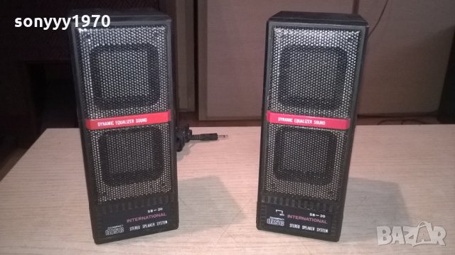 international 2бр активни тонколони-17х8х7см-внос швеицария, снимка 3 - Тонколони - 23626083