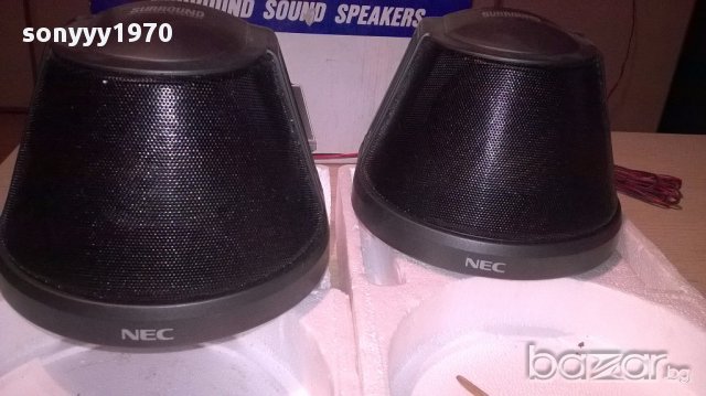 Nec 2бр тонколони за кола или дома-17х16х13см-нови в кутия, снимка 2 - Тонколони - 17550882