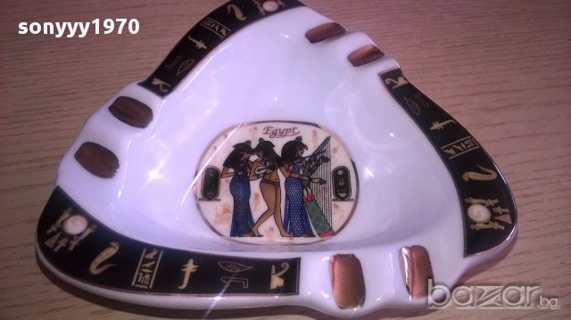 Egypt-13/13/13см-оригинален пепелник от египет, снимка 5 - Антикварни и старинни предмети - 15869546