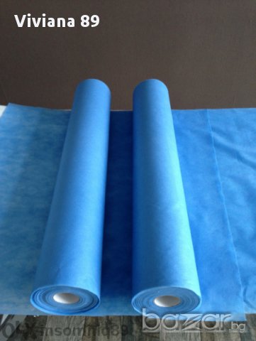 Еднократен син ТНТ - чаршаф - 70см./60м.-ПРОМО ЦЕНА - 6бр. за 60лв.