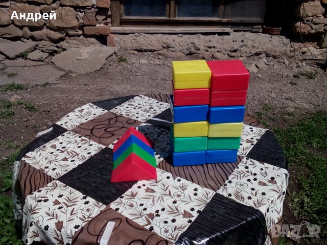 Стари детски кубчета,игра, снимка 1 - Антикварни и старинни предмети - 25337246