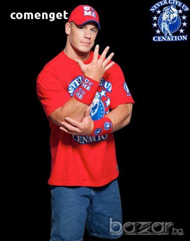 WWE! Детски кеч тениски на Джон Сина / John Cena NEVER GIVE UP! Поръчай модел с твоя снимка!, снимка 1 - Детски тениски и потници - 11388907