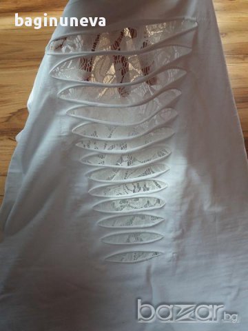 Дамска бяла блузка с череп-размер-М-Л-ХЛ, снимка 5 - Тениски - 17707043