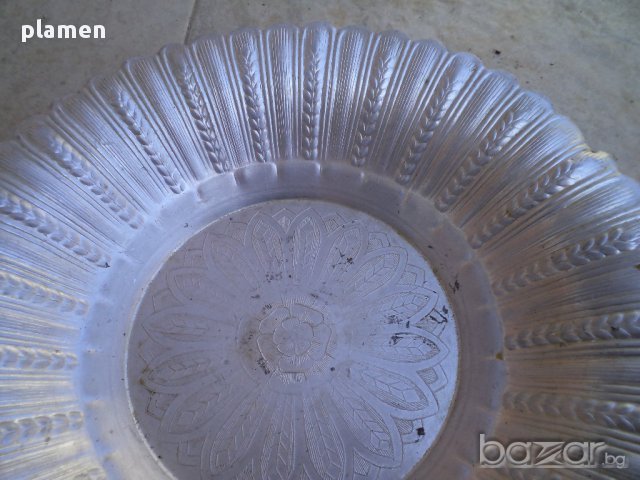 Алуминиева чиния, снимка 2 - Антикварни и старинни предмети - 18122947