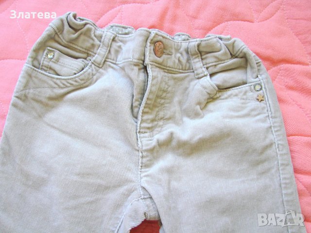 2 Панталона за момиченца 6-7 г. джинси + подарък блузки, снимка 4 - Стоки за близнаци - 21758390