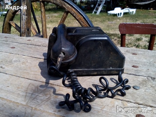 Телефон с вилка Т-ТМ - 60, снимка 4 - Антикварни и старинни предмети - 16643366