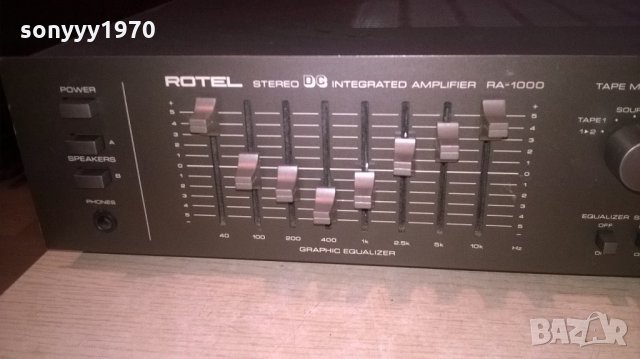 rotel ra-1000 stereo amplifier-tokyo japan-внос швеицария, снимка 9 - Ресийвъри, усилватели, смесителни пултове - 22189872