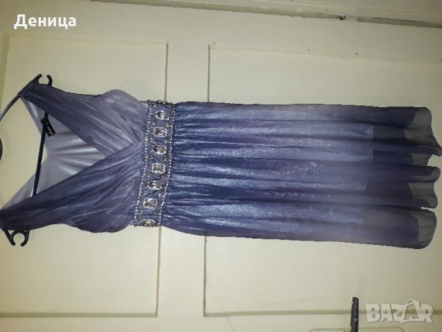 Рокля с камъни , снимка 2 - Рокли - 21823294