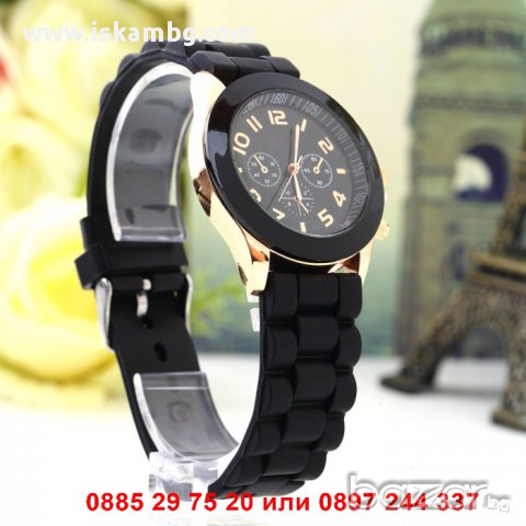 Дамски силиконов часовник, снимка 2 - Дамски - 12261750