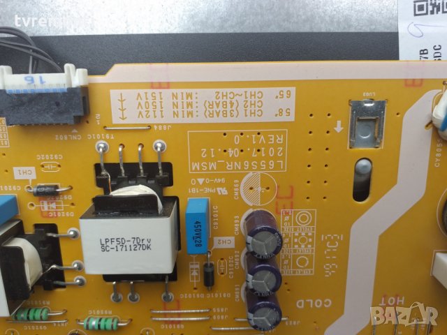 POWER BOARD , BN44-00808E,L65S6NR_MSM, снимка 4 - Части и Платки - 26167015