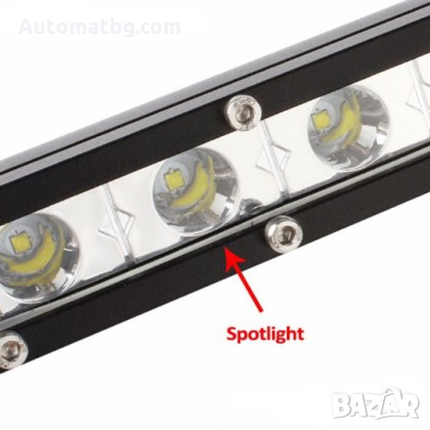 LED BAR 12V 6LED 7inch 18W-18В, снимка 6 - Аксесоари и консумативи - 23991994