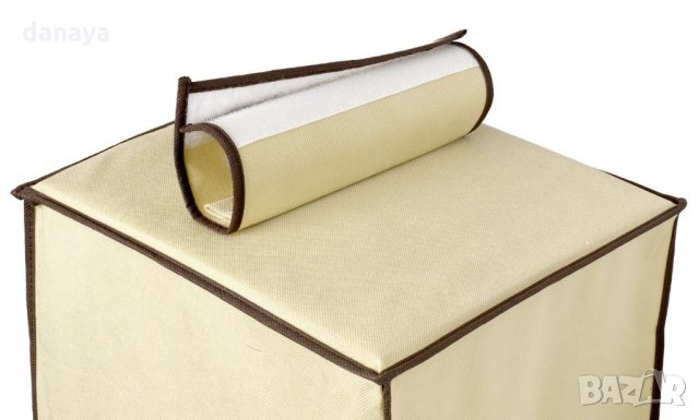 419 Висящ органайзер за дрехи сгъваем разпределител за гардероб с 3 рафта, снимка 5 - Други - 21963656