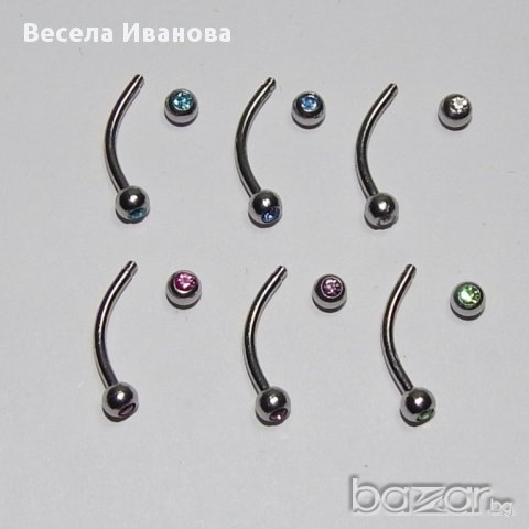 обеци за вежда 4лв./бр, снимка 3 - Обеци - 11280683