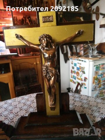 Разпятие, снимка 2 - Антикварни и старинни предмети - 26002930