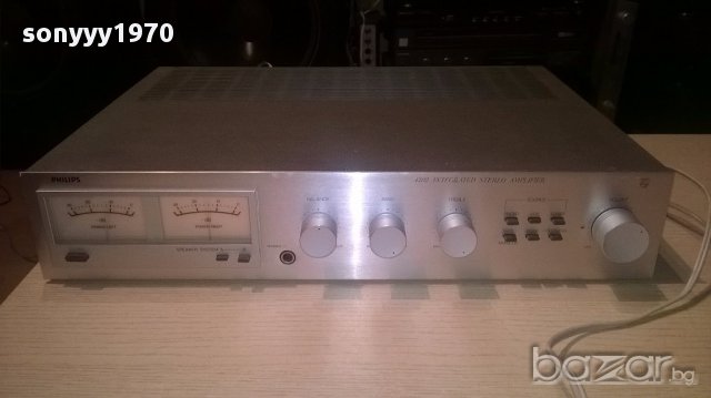 philips stereo amplifier-ретро с чистачки-внос швеицария, снимка 9 - Ресийвъри, усилватели, смесителни пултове - 16019779