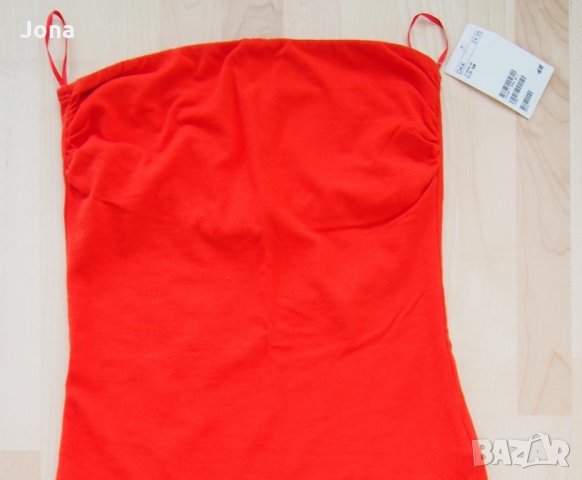 H&M нов топ с голи рамене, снимка 4 - Корсети, бюстиета, топове - 26041072