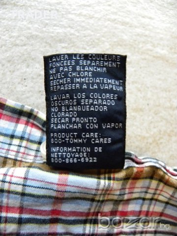 Мъжка спортна  риза TOMMY HILFIGER,  100% памук, снимка 5 - Ризи - 19699359
