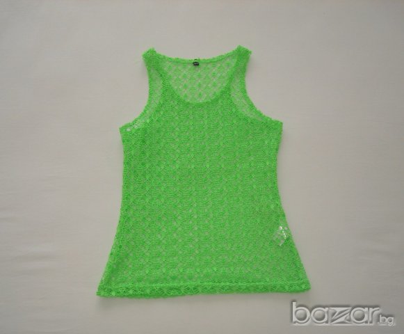 Units,неоново зелен потник за момиче,140 см. , снимка 1 - Детски тениски и потници - 15167720