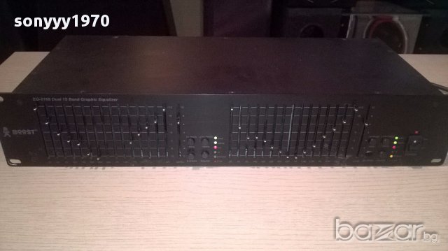 Boost eq-215s dual 15 band equalizer-внос швеицария, снимка 5 - Ресийвъри, усилватели, смесителни пултове - 12925918