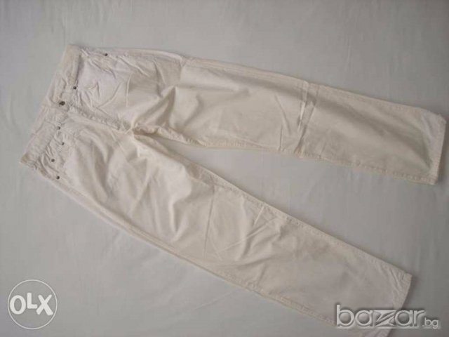 Марков мъжки бял панталон, 32  , снимка 4 - Панталони - 16371792
