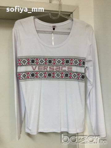 Дамска блуза  VERSACE , снимка 2 - Блузи с дълъг ръкав и пуловери - 21258823