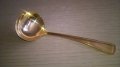 Imperial 18/10-23/24 karat hartvergoldet-черпак 17х6см-внос швеицария, снимка 6