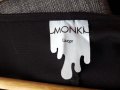 MONKI - черна дълга шифонена  рокля/риза, снимка 7