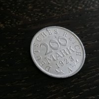 Райх монета - 200 марки | 1923г.; серия A, снимка 3 - Нумизматика и бонистика - 26111087