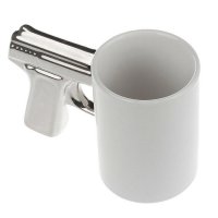 Керамична чаша за чай с дръжка пистолет чаша за подарък за мъж, снимка 5 - Чаши - 23835380