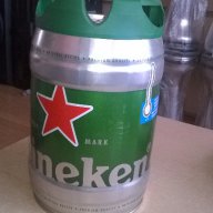 Heineken 5litra-буре от бира-30х20см-алуминиево, снимка 5 - Антикварни и старинни предмети - 17880726