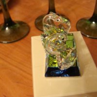  Великолепна колекционерска кристална фигура цветен сваровски , снимка 4 - Статуетки - 22879541