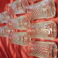 Ретро кристални чашки, снимка 3 - Чаши - 25035711